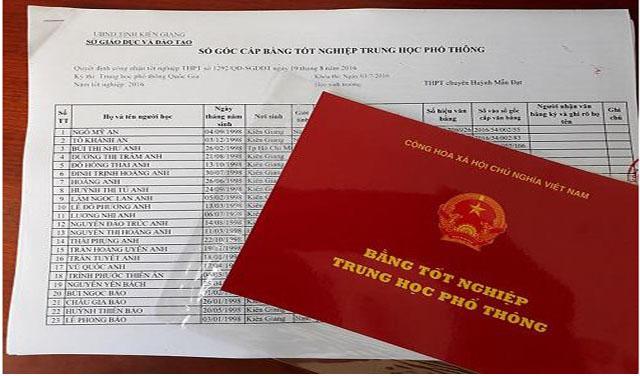 Làm bằng cấp 3 giá 1 -2 triệu lấy nhanh - Giải pháp gấp cho hồ sơ